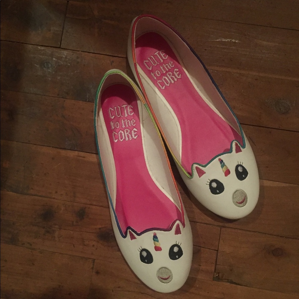 Cute to the Core Unicorn Flats